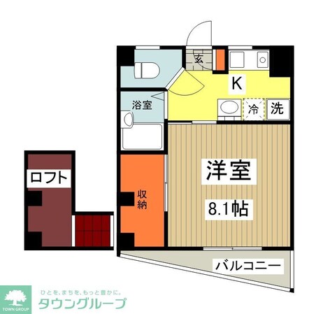トリコロールピエテの物件間取画像